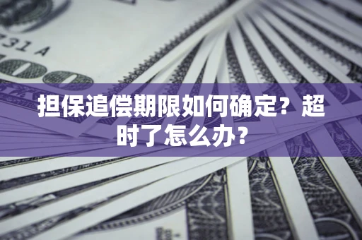 济南担保追偿期限如何确定？超时了怎么办？