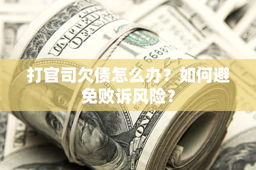 济南打官司欠债怎么办？如何避免败诉风险？